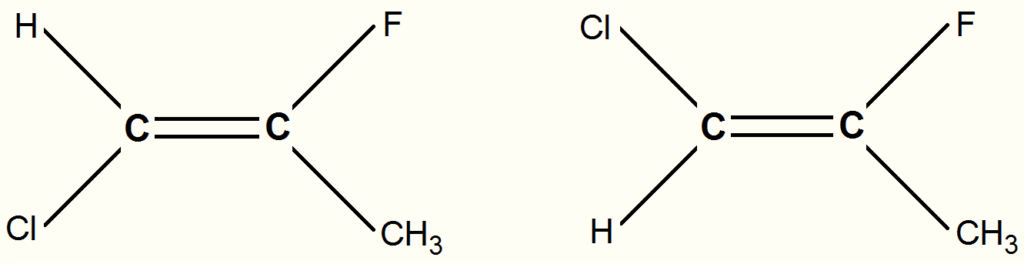 isomeria e-z alcheni
